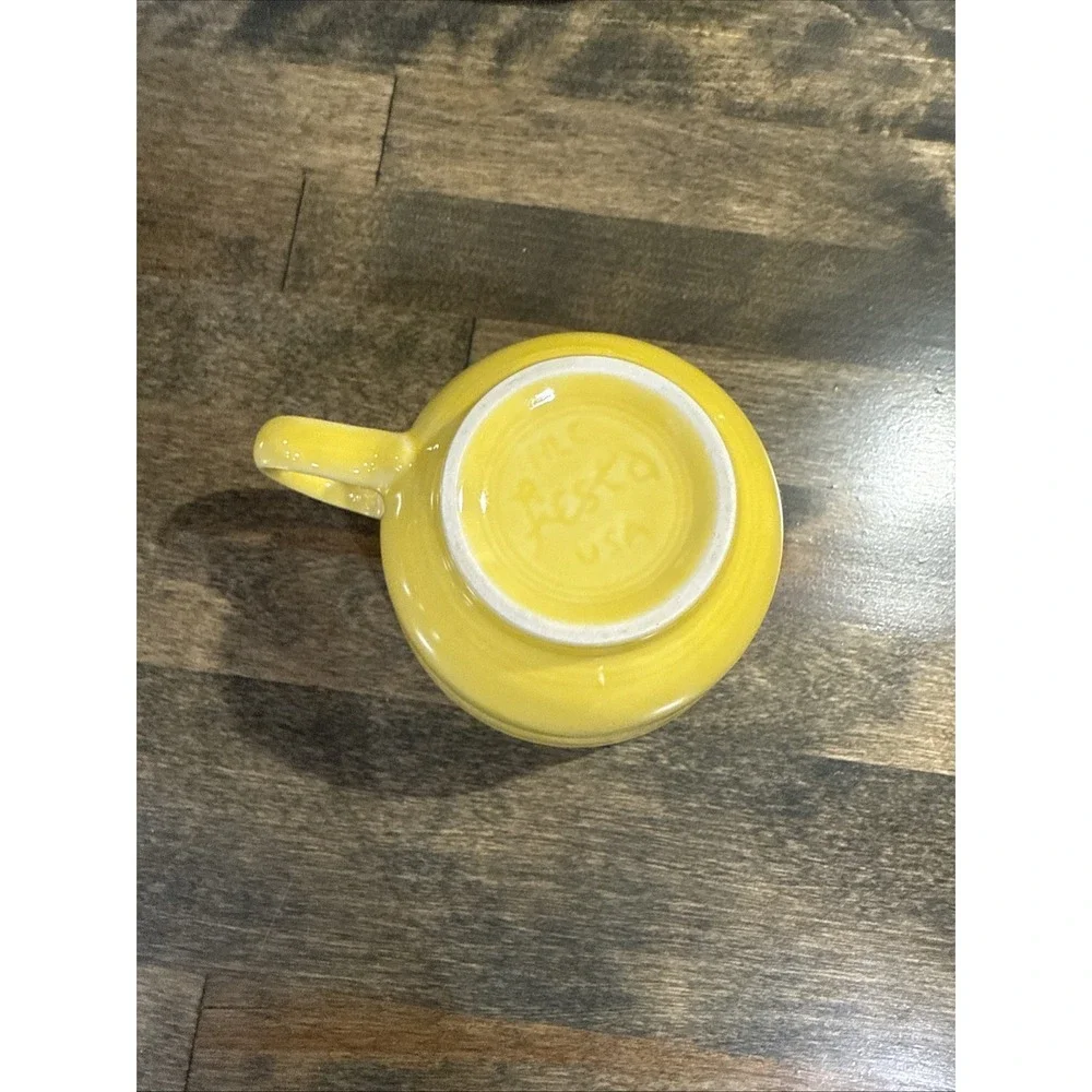 Fiestaware Fiesta Sunflower Yellow‎ Cup and Saucer Set Homer Laughlin